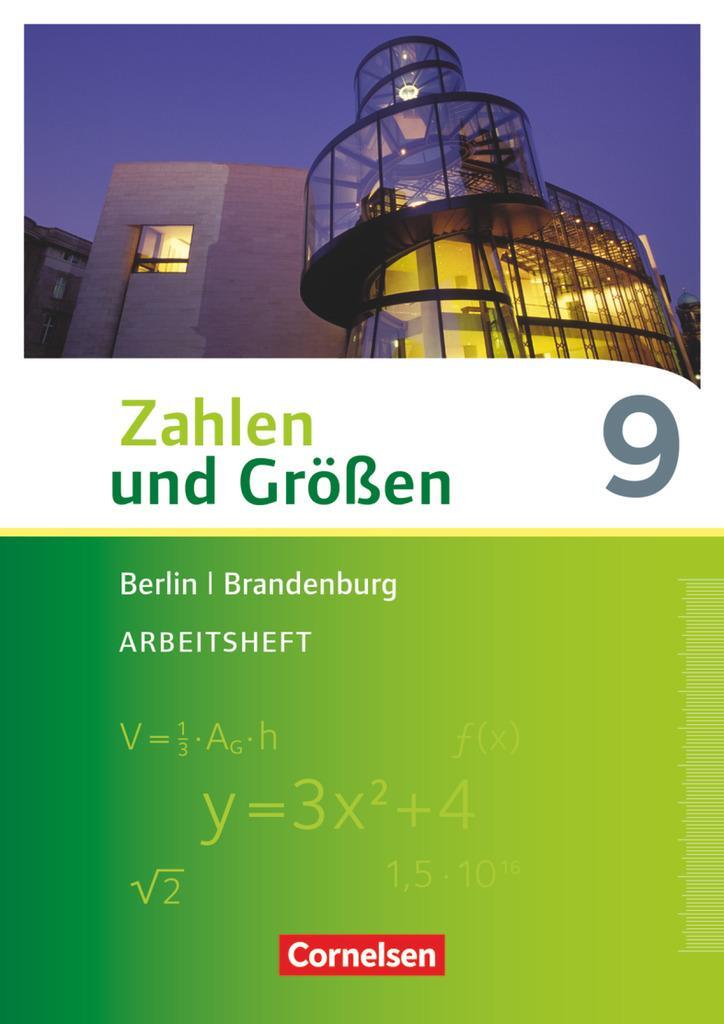 Cover: 9783060085521 | Zahlen und Größen 9. Schuljahr - Berlin und Brandenburg -...