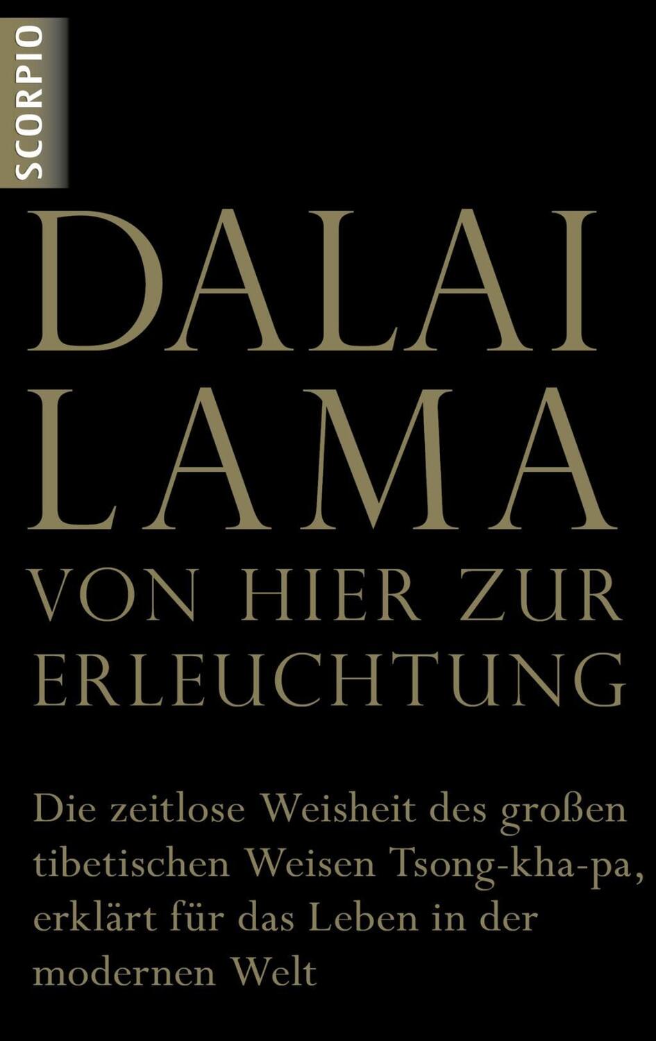 Cover: 9783943416336 | VON HIER ZUR ERLEUCHTUNG | Dalai Lama | Buch | Deutsch | 2013