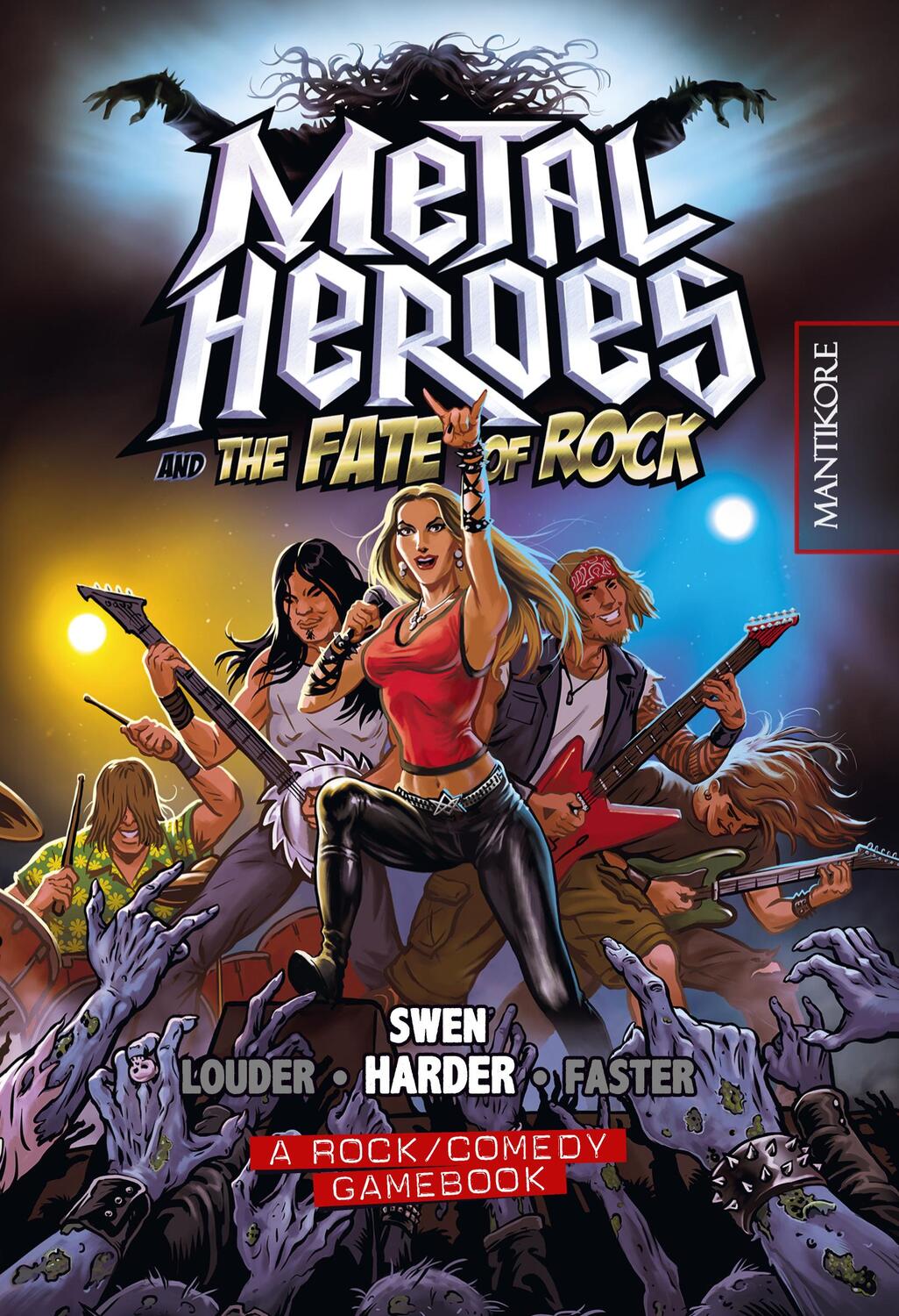 Cover: 9783961881734 | Metal Heroes and the Fate of Rock | A Rock/Comedy Gamebook | Swen