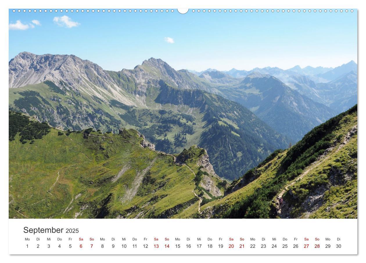 Bild: 9783383989025 | Bergerlebnisse im Tannheimer Tal (Wandkalender 2025 DIN A2 quer),...