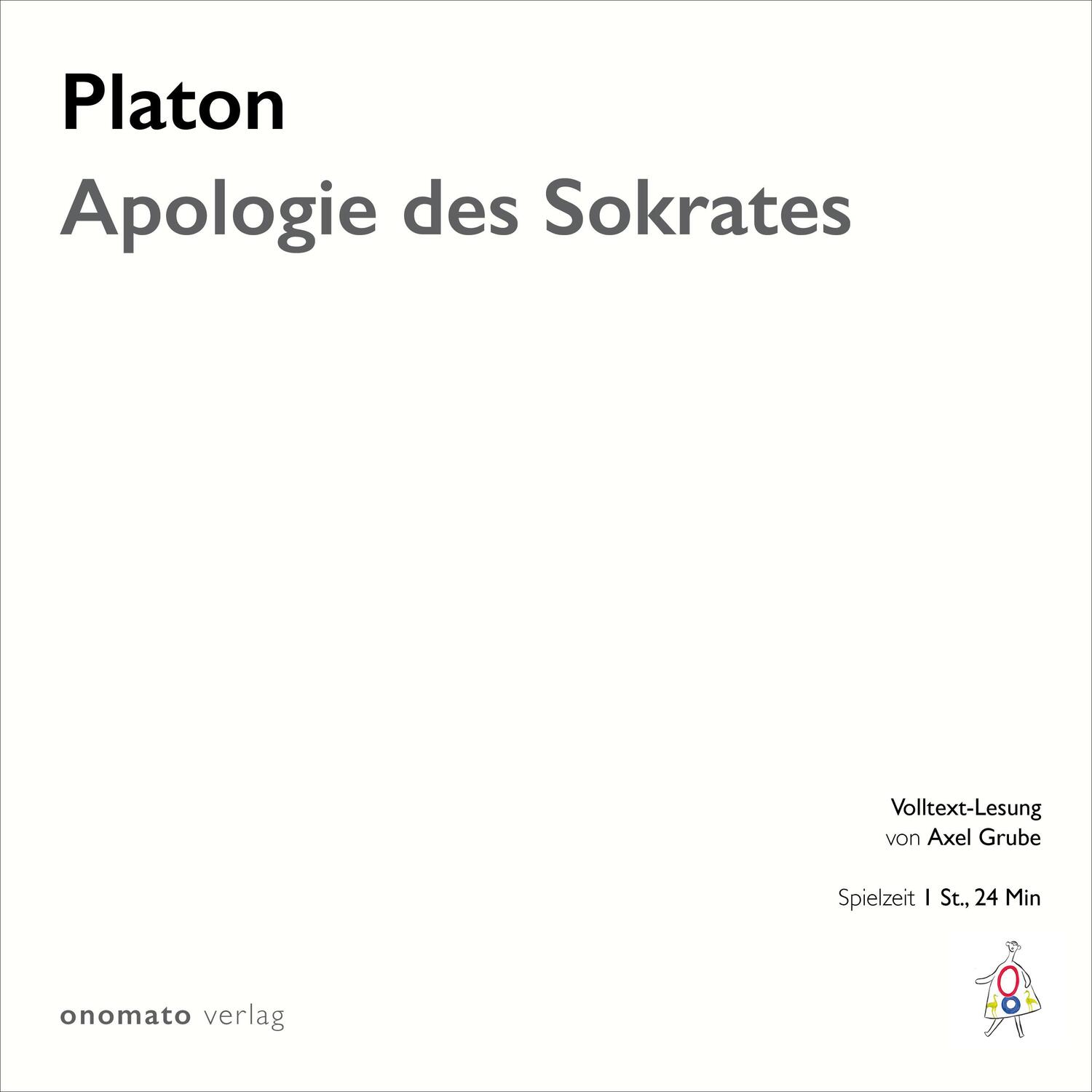 Cover: 9783944891774 | Apologie des Sokrates, 1 Audio-CD | Platon | Software | Deutsch | 2020