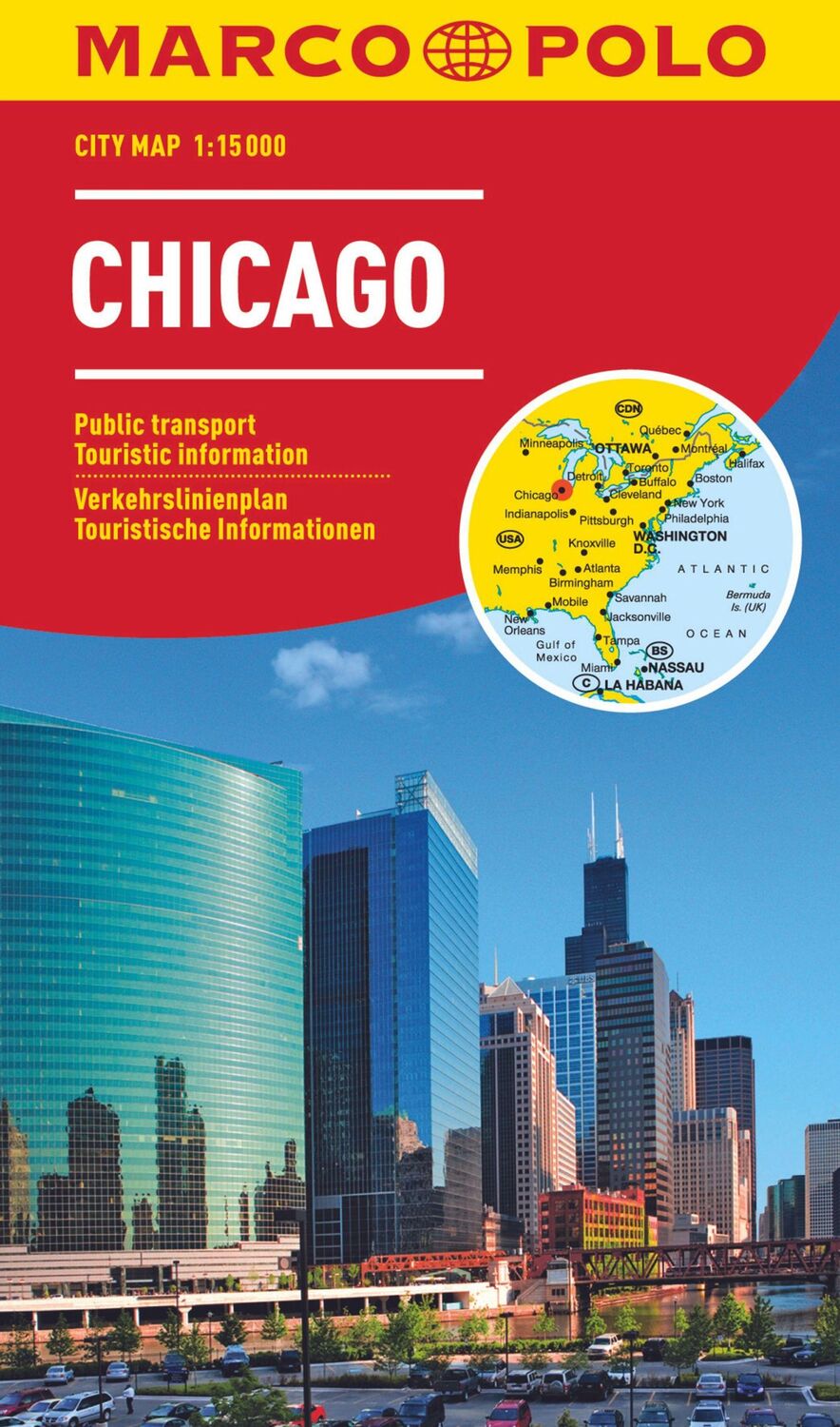 Cover: 9783829730501 | MARCO POLO Cityplan Chicago 1 : 15.000 | (Land-)Karte | 1 S. | Deutsch