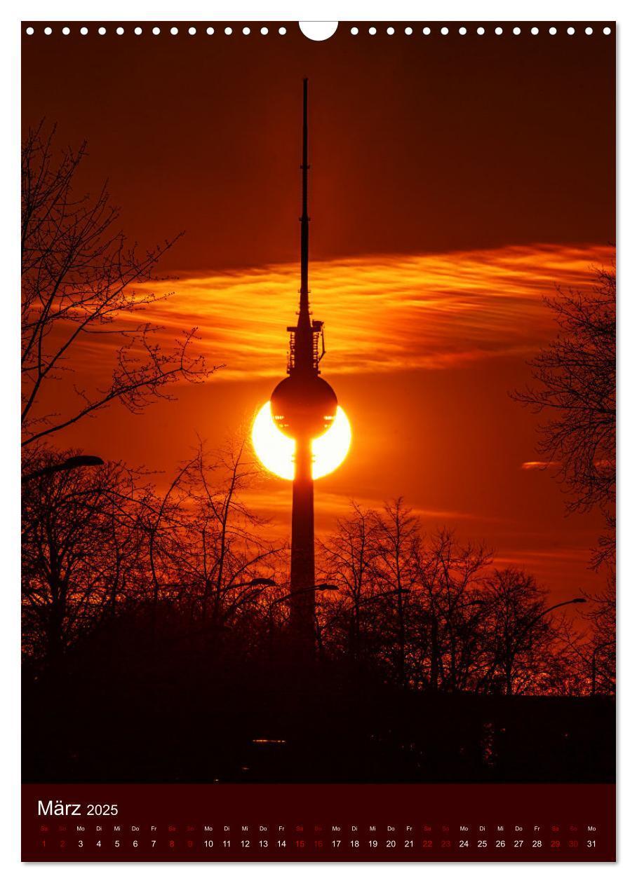 Bild: 9783435909766 | Berliner Fernsehturm - Magische Momente (Wandkalender 2025 DIN A3...