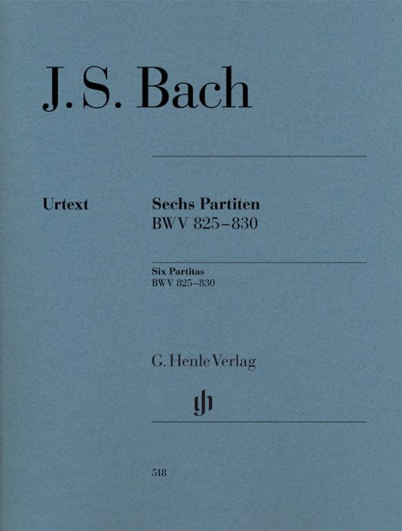 Cover: 9790201805184 | Bach, Johann Sebastian - Sechs Partiten BWV 825-830 | Scheideler