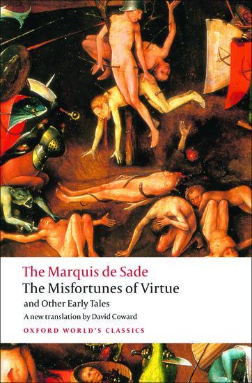 Cover: 9780199540426 | The Misfortunes of Virtue and Other Early Tales | Marquis De Sade