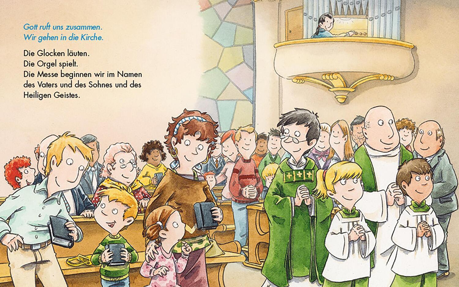 Bild: 9783451716973 | Komm mit in die Kirche (Pappbilderbuch) | Mein Kindermessbuch | Buch