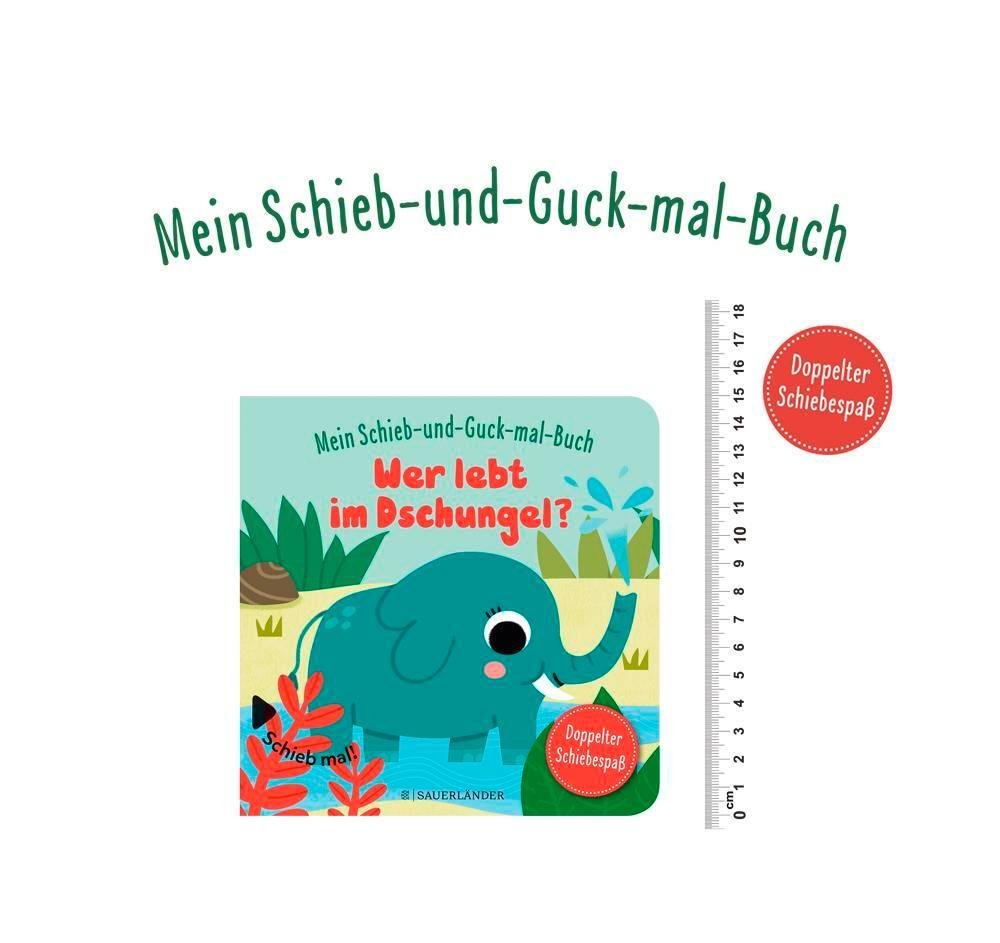 Bild: 9783737358187 | Mein Schieb &amp; Guck-mal-Buch: Wer lebt im Dschungel? | Stephanie Menge