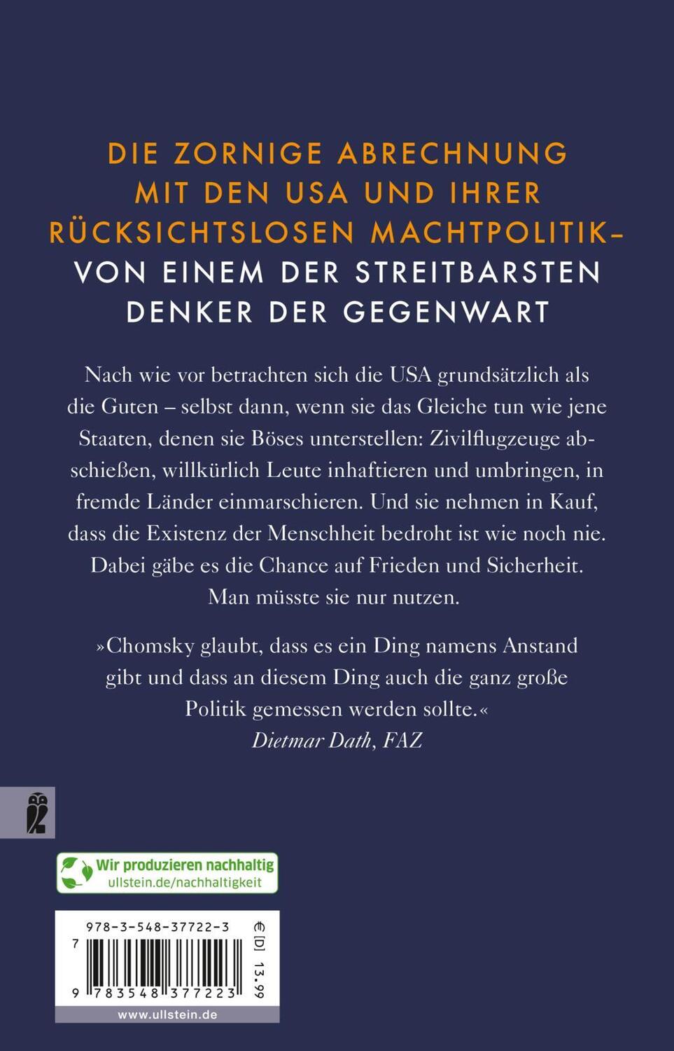 Rückseite: 9783548377223 | Wer beherrscht die Welt? | Noam Chomsky | Taschenbuch | 416 S. | 2017