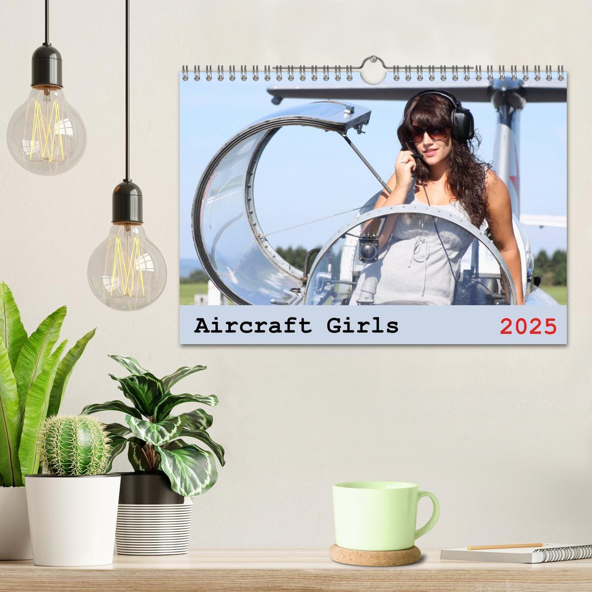 Bild: 9783435809943 | Aircraft Girls 2025 (Wandkalender 2025 DIN A4 quer), CALVENDO...