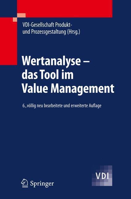 Cover: 9783540795162 | Wertanalyse - das Tool im Value Management | Prozessges | Taschenbuch