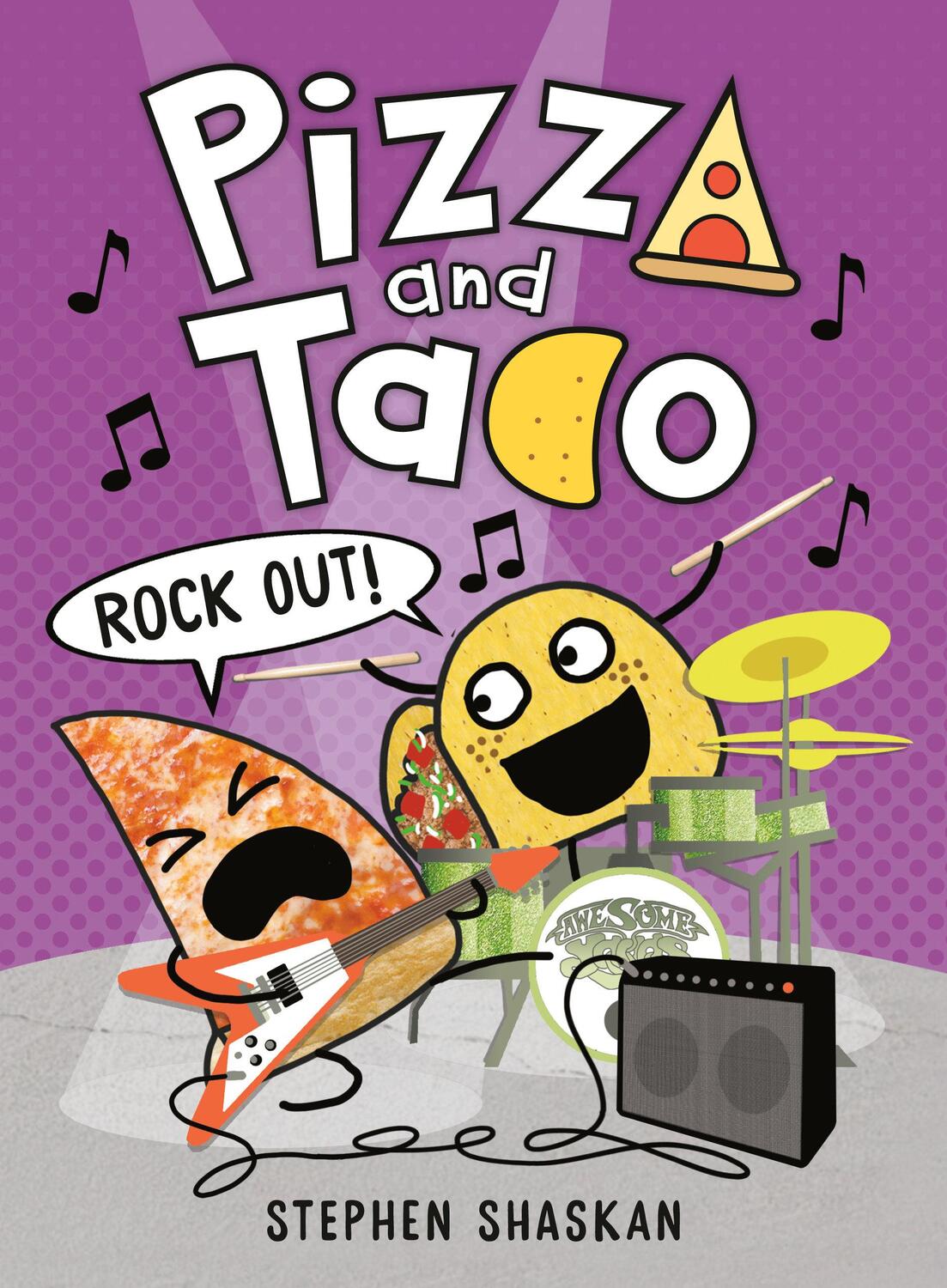 Cover: 9780593481240 | Pizza and Taco: Rock Out! | (A Graphic Novel) | Stephen Shaskan | Buch