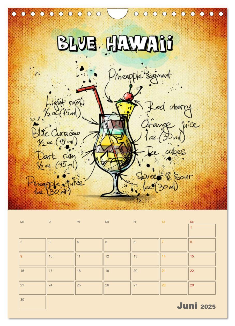 Bild: 9783457038499 | Coole Cocktails (Wandkalender 2025 DIN A4 hoch), CALVENDO...