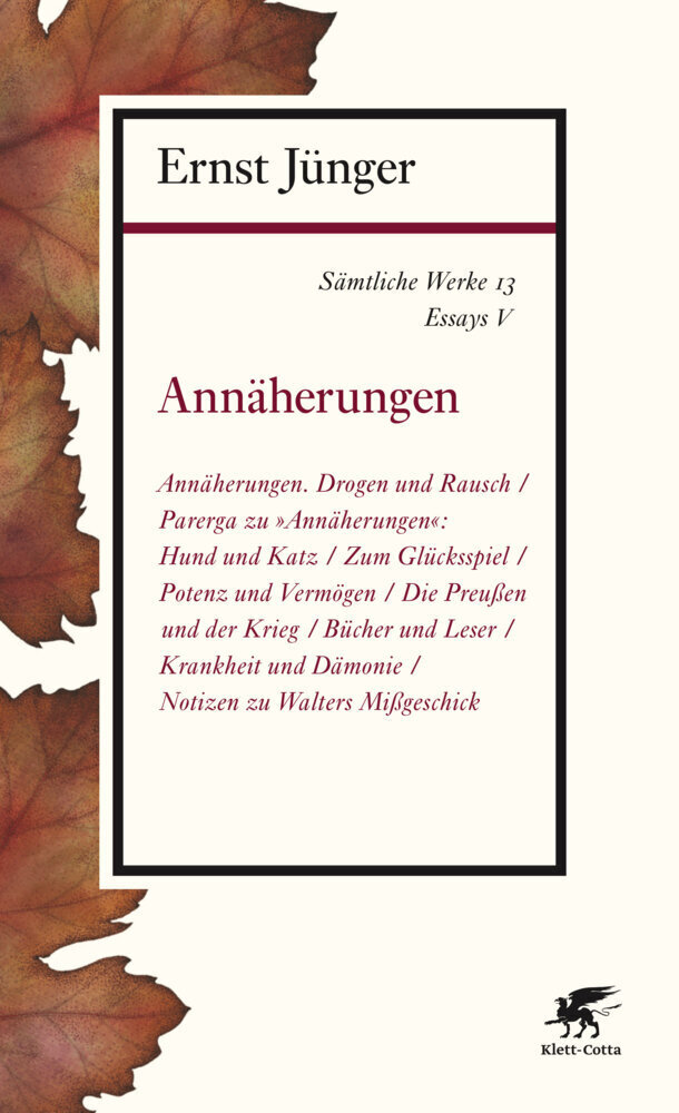 Cover: 9783608963137 | Annäherungen | Essays V | Ernst Jünger | Taschenbuch | 2015