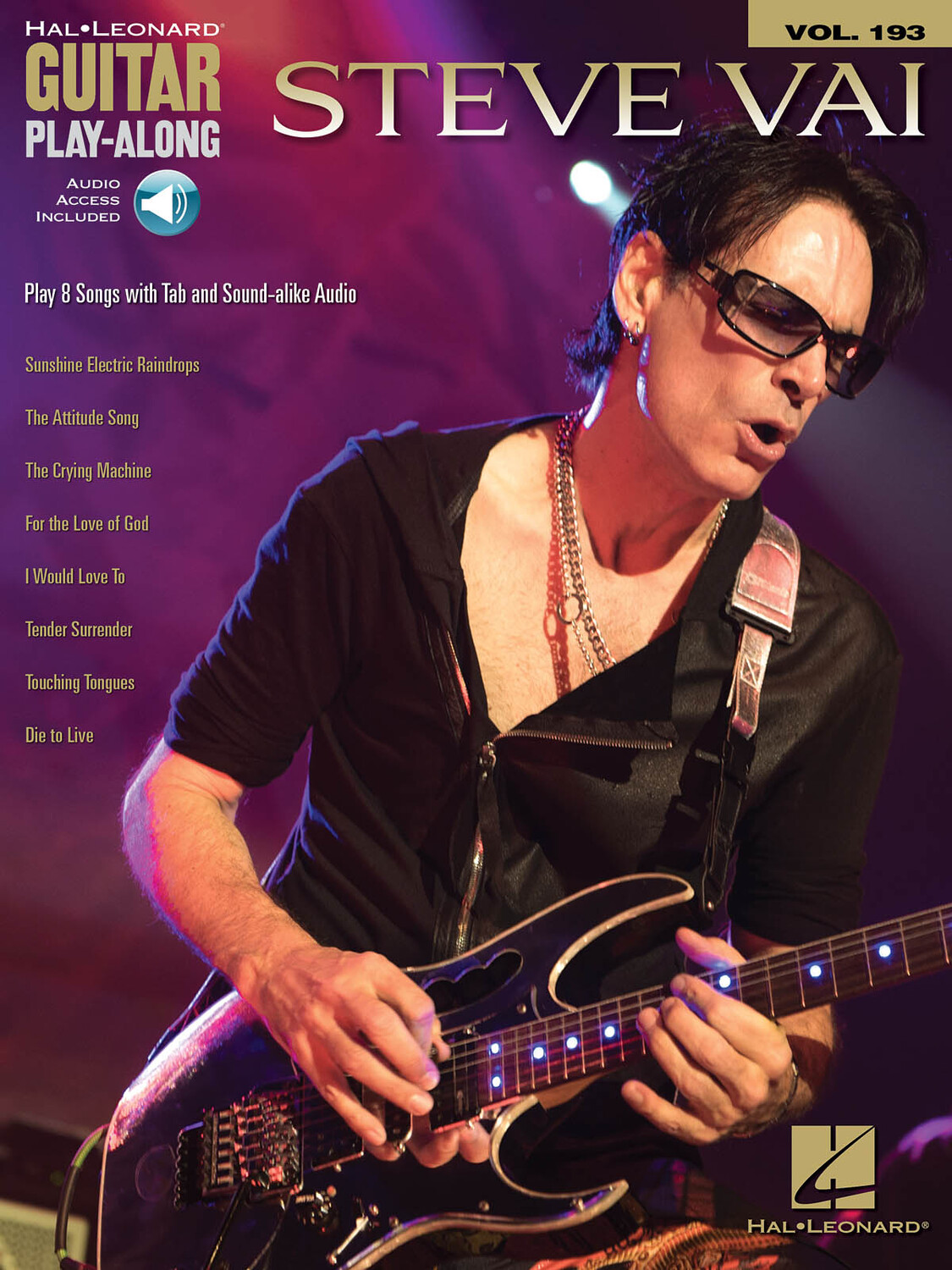 Cover: 888680603311 | Steve Vai: 8 Songs | Guitar Play-Along Volume 193 | Guitar Play-Along