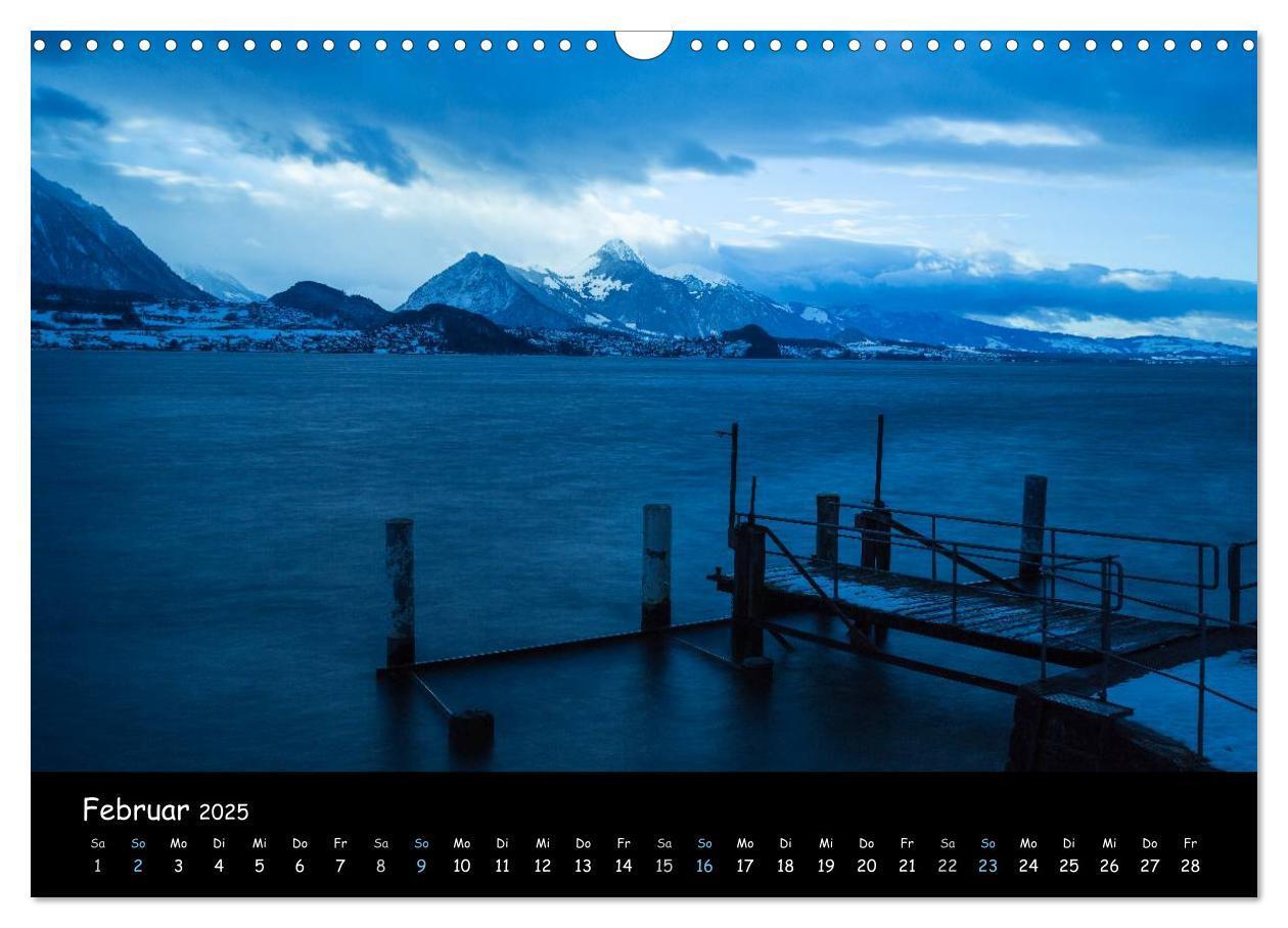 Bild: 9783435773862 | Stimmungsvolle Bilder vom Thunersee (Wandkalender 2025 DIN A3...