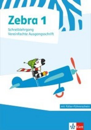 Cover: 9783122709297 | Zebra 1. Schreiblehrgang Vereinfachte Ausgangsschrift Klasse 1 | 2020