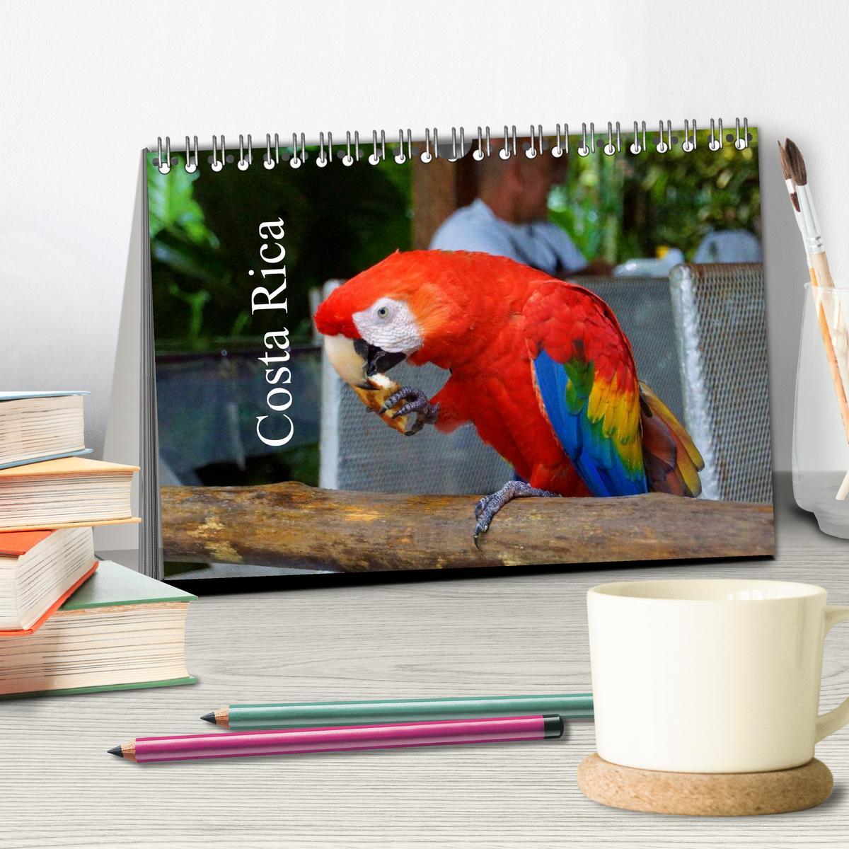 Bild: 9783435746279 | Costa Rica (Tischkalender 2025 DIN A5 quer), CALVENDO Monatskalender