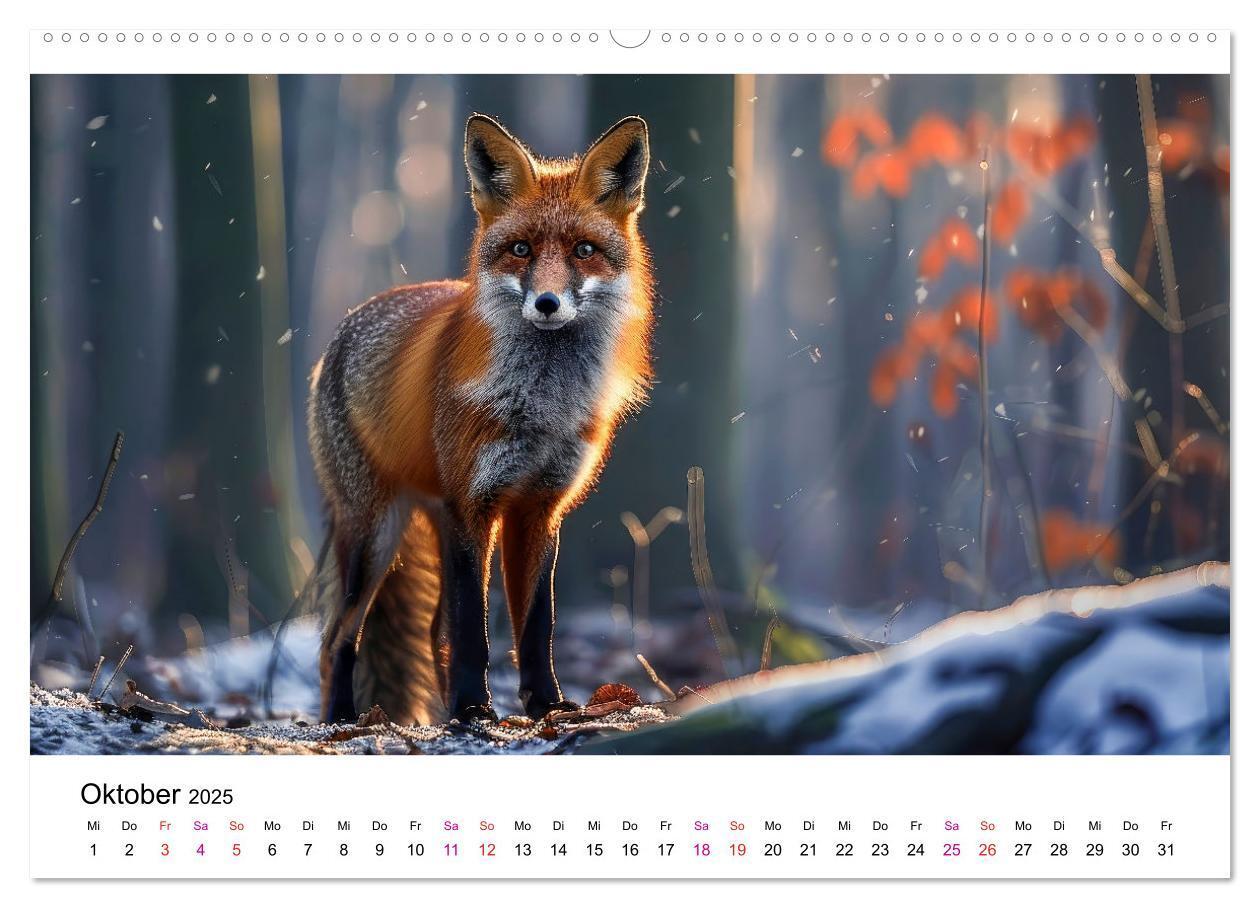 Bild: 9783383815225 | Fuchs - schöne Momente (Wandkalender 2025 DIN A2 quer), CALVENDO...