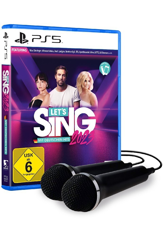 Cover: 4020628639785 | Let's Sing 2023 German Version [+ 2 Mics (USK), 1 PS5-Blu-Ray-Disc