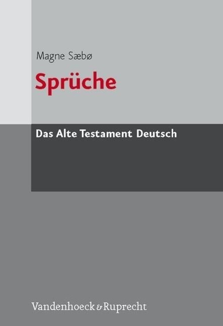 Cover: 9783525512395 | Sprüche | Magne Sæbø | Buch | 389 S. | Deutsch | 2011