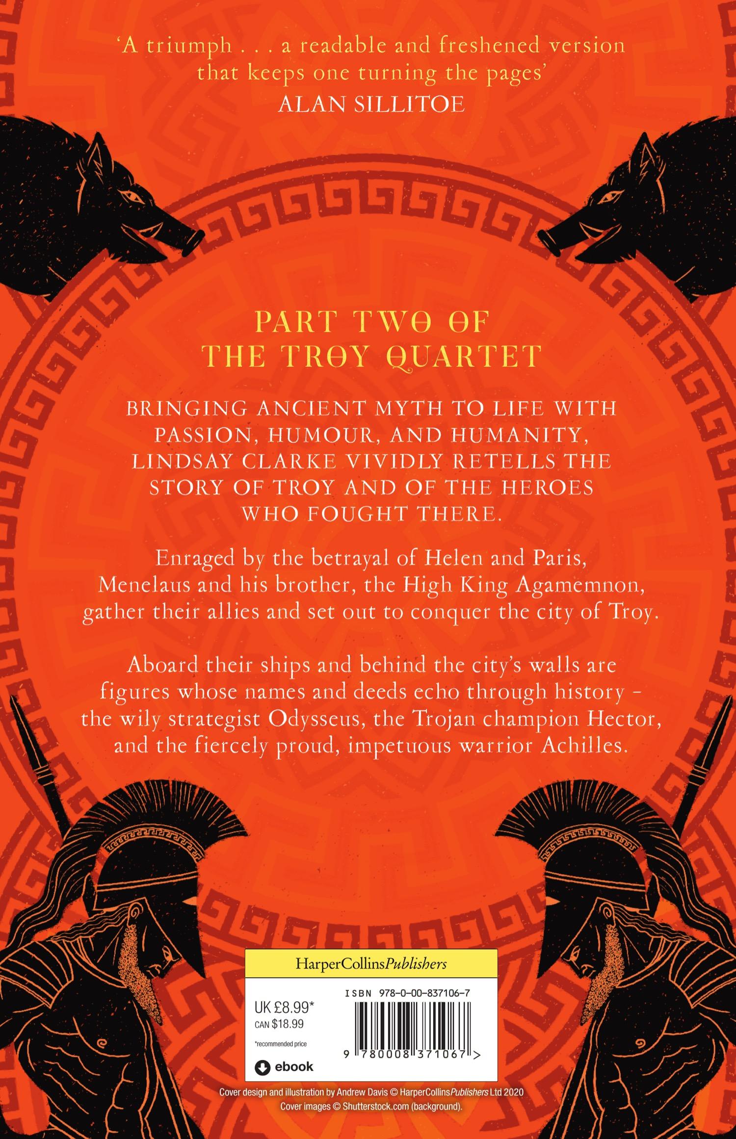 Rückseite: 9780008371067 | The War at Troy | Lindsay Clarke | Taschenbuch | Englisch | 2020