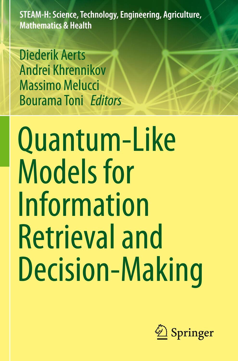 Cover: 9783030259150 | Quantum-Like Models for Information Retrieval and Decision-Making | X