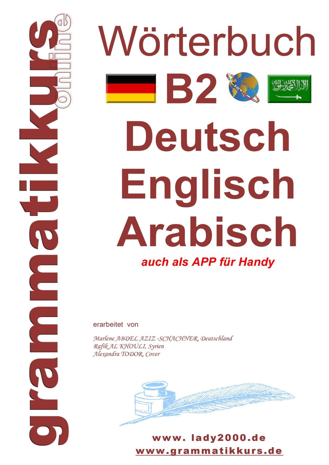 Cover: 9783749433865 | Wörterbuch B2 Deutsch - Englisch - Arabisch - Syrisch | Schachner