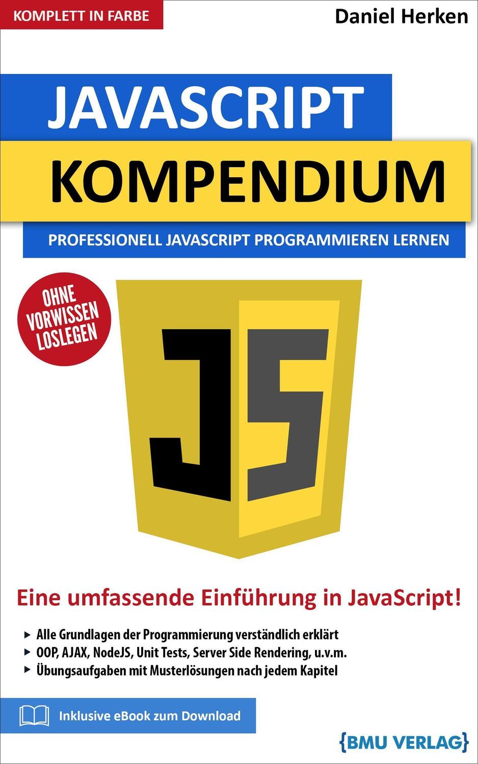 Cover: 9783966450584 | JavaScript Kompendium | Professionell JavaScript Programmieren lernen