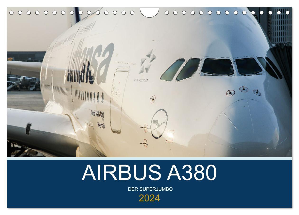 Cover: 9783675545045 | Airbus A380 Superjumbo 2024 (Wandkalender 2024 DIN A4 quer),...