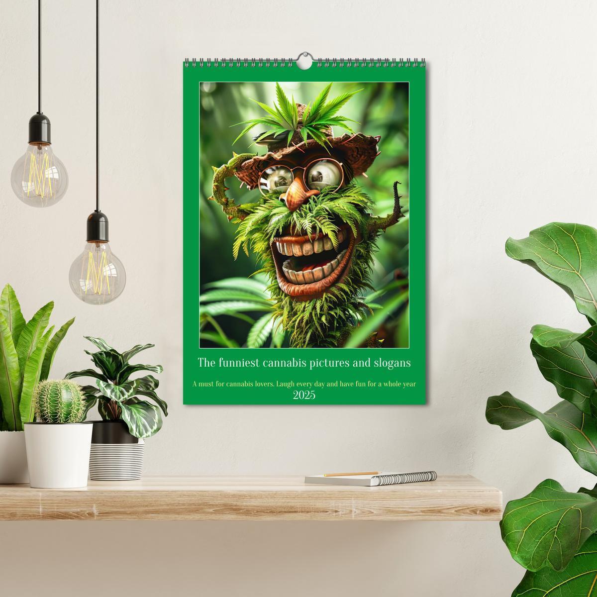 Bild: 9781325981236 | The funniest cannabis pictures and slogans (Wall Calendar 2025 DIN...