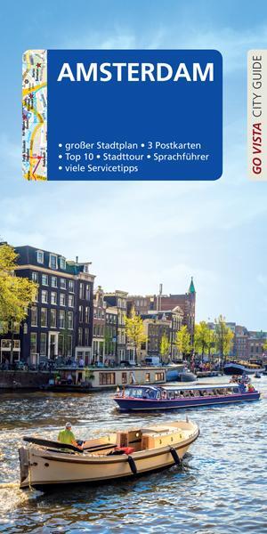 Cover: 9783961414529 | GO VISTA: Reiseführer Amsterdam | Mit Faltkarte und 3 Postkarten