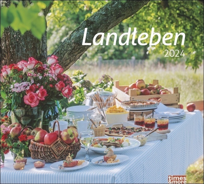 Cover: 9783756402106 | times&amp;more Landleben Bildkalender 2024. Idyllische Naturaufnahmen...