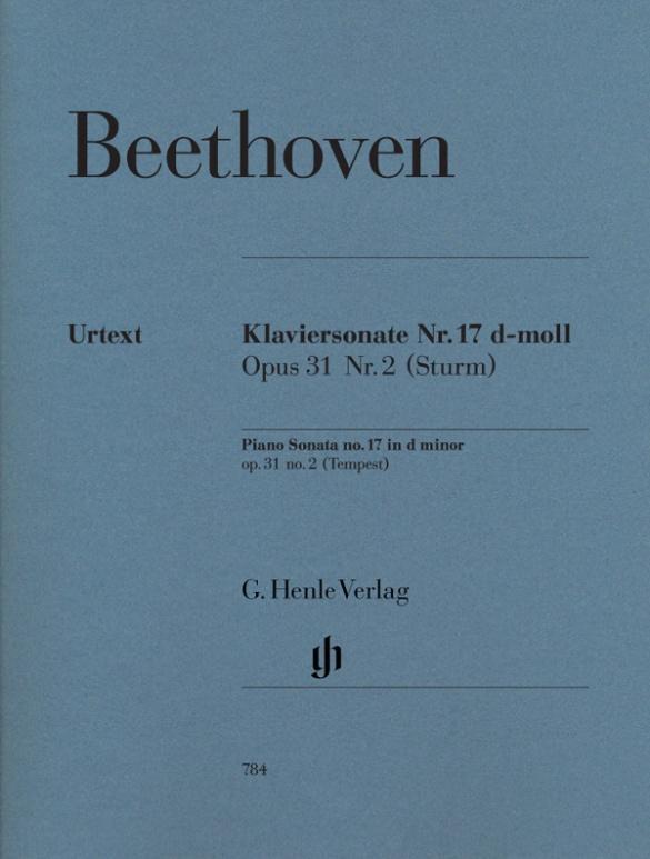 Cover: 9790201807843 | Klaviersonate Nr. 17 d-moll op. 31,2 [Sturmsonate] | Beethoven | 2004