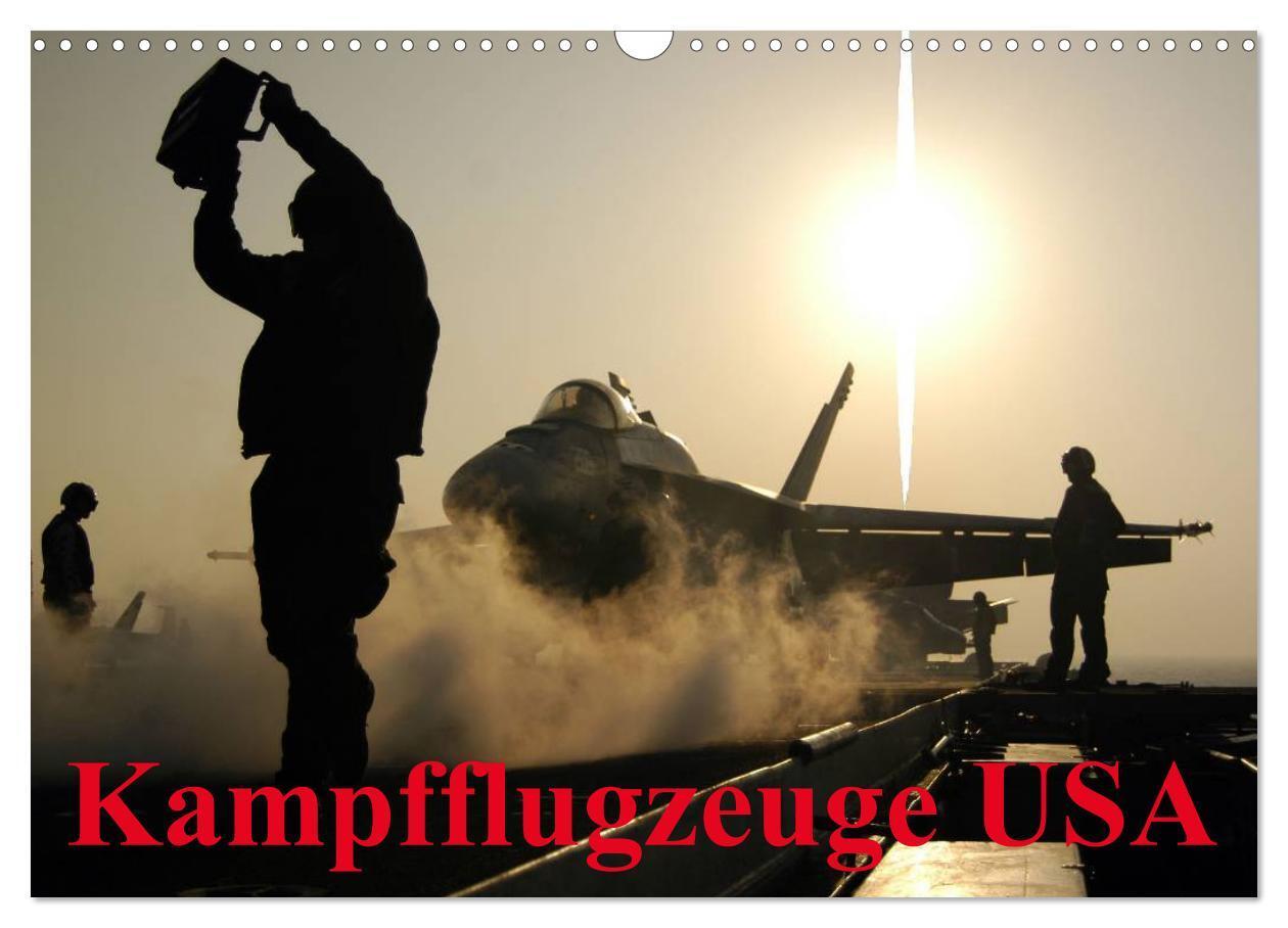 Cover: 9783435740871 | Kampfflugzeuge USA (Wandkalender 2025 DIN A3 quer), CALVENDO...