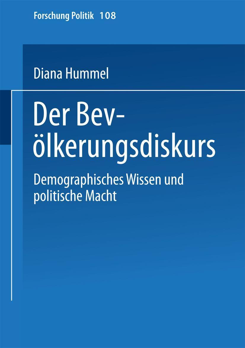 Cover: 9783810029638 | Der Bevölkerungsdiskurs | Demographisches Wissen und politische Macht