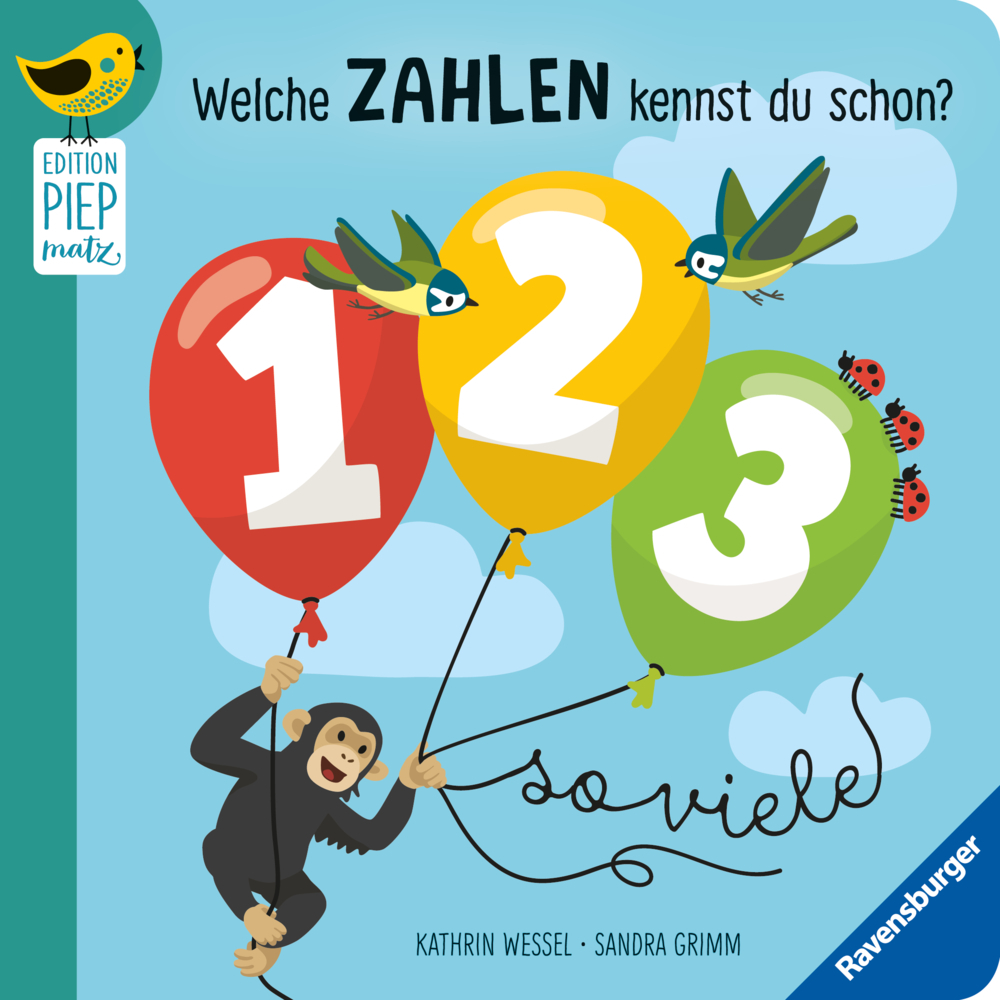 Cover: 9783473418275 | Edition Piepmatz: Welche Zahlen kennst du schon? 1, 2, 3 - so viele