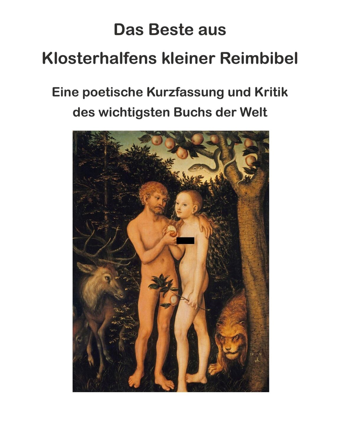 Cover: 9783757882914 | Das Beste aus Klosterhalfens kleiner Reimbibel | Klosterhalfen | Buch