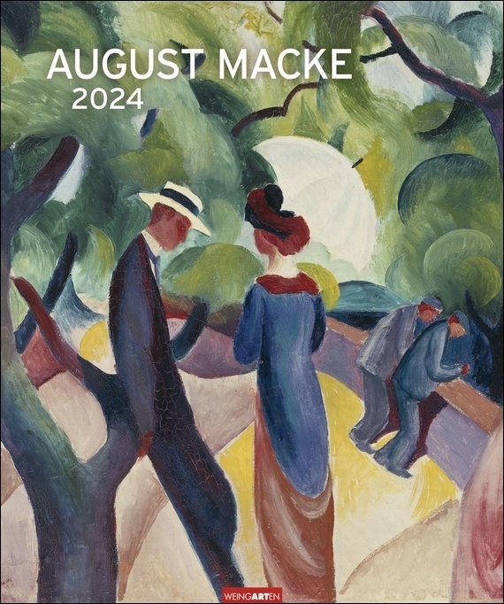 Cover: 9783840085000 | August Macke Edition-Kalender 2024. Kunstkalender im Großformat mit...