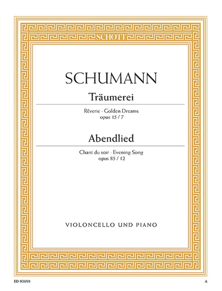 Cover: 9790001088350 | Träumerei op.15,7 für Violoncello und Klavier | Robert Schumann | Buch