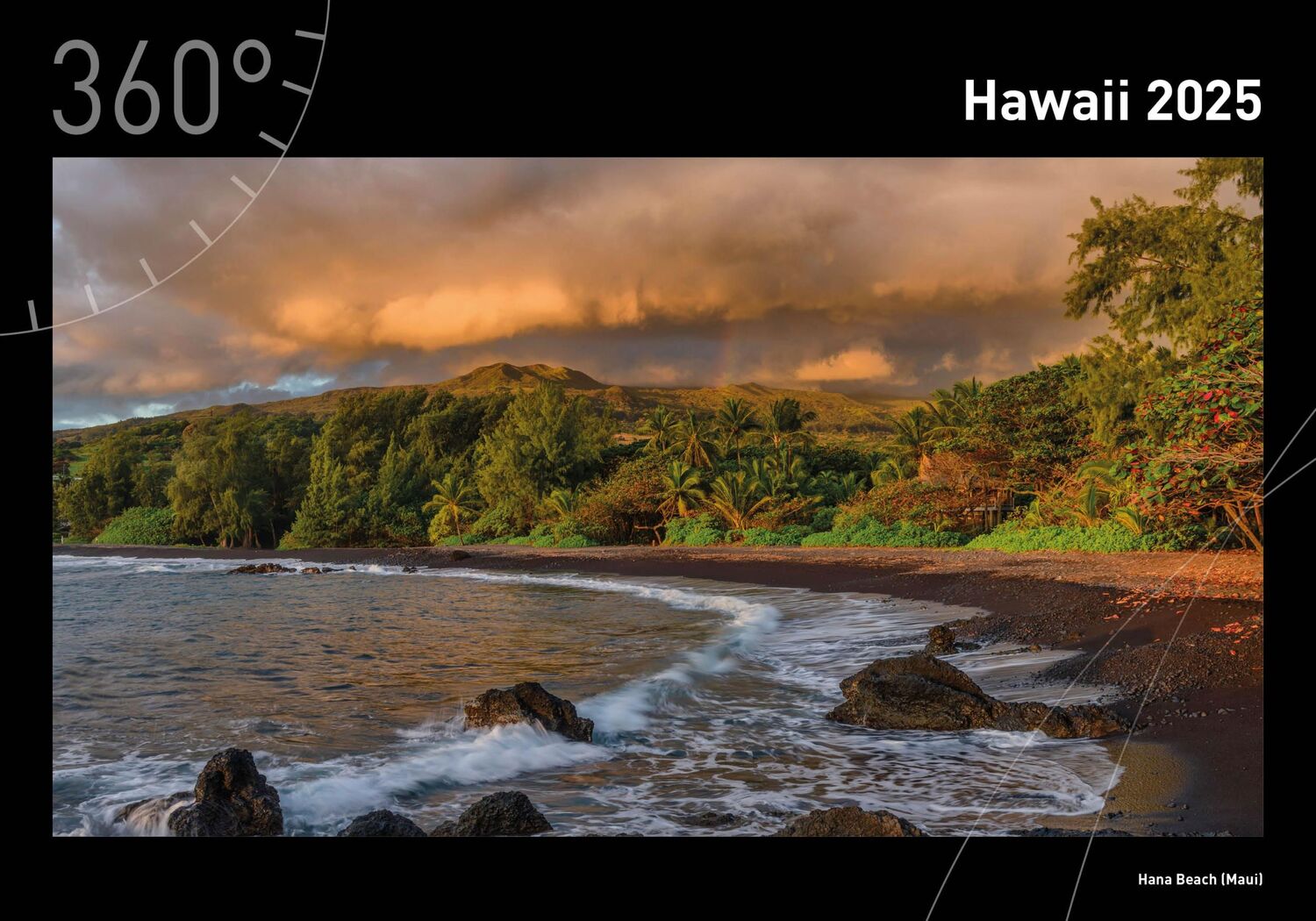 Cover: 9783968555232 | 360° Hawaii Premiumkalender 2025 | Christian Heeb | Kalender | 13 S.