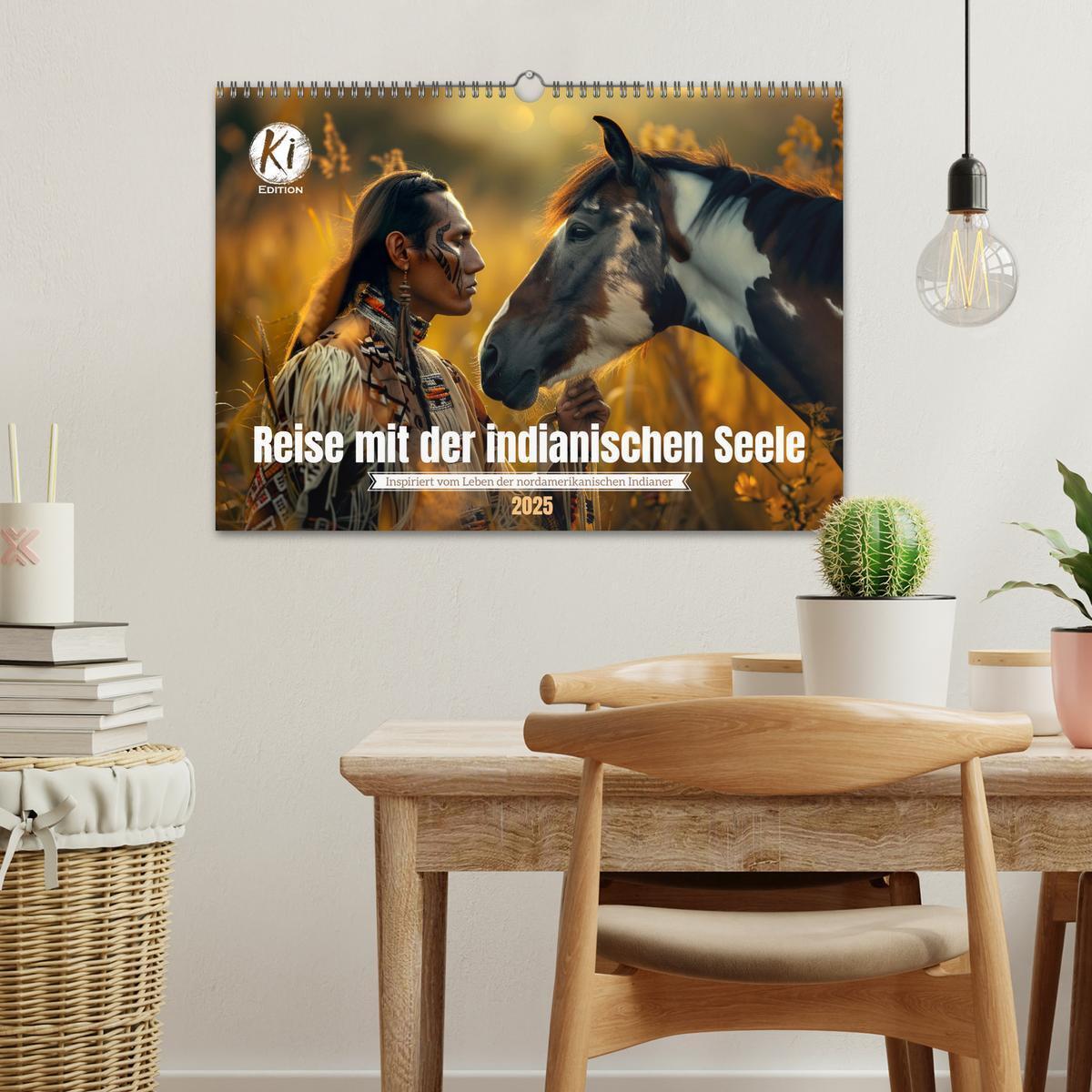 Bild: 9783383819254 | Reise mit der indianischen Seele (Wandkalender 2025 DIN A3 quer),...