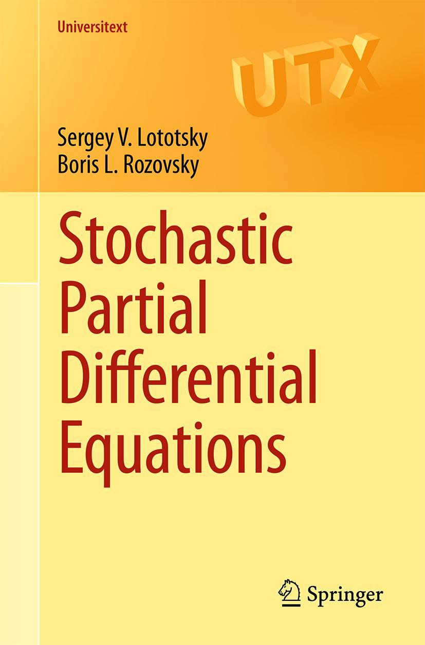 Cover: 9783319586458 | Stochastic Partial Differential Equations | Boris L. Rozovsky (u. a.)