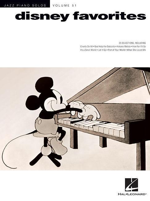 Cover: 888680680701 | Disney Favorites | Jazz Piano Solos Series Volume 51 | Taschenbuch
