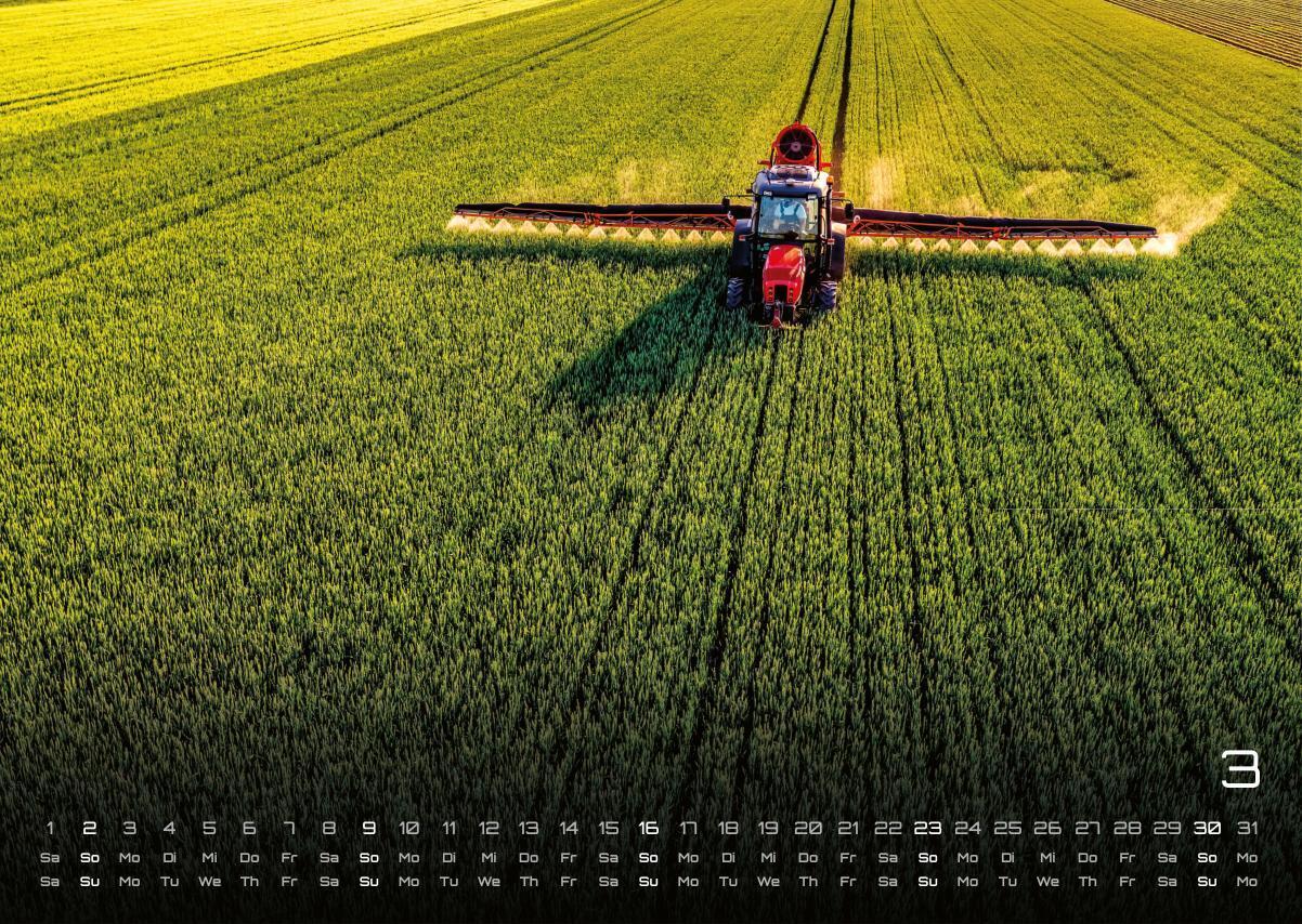 Bild: 9783986734428 | Landmaschinen - Traktor - 2025 - Kalender DIN A3 | GP-Fever.de | 15 S.