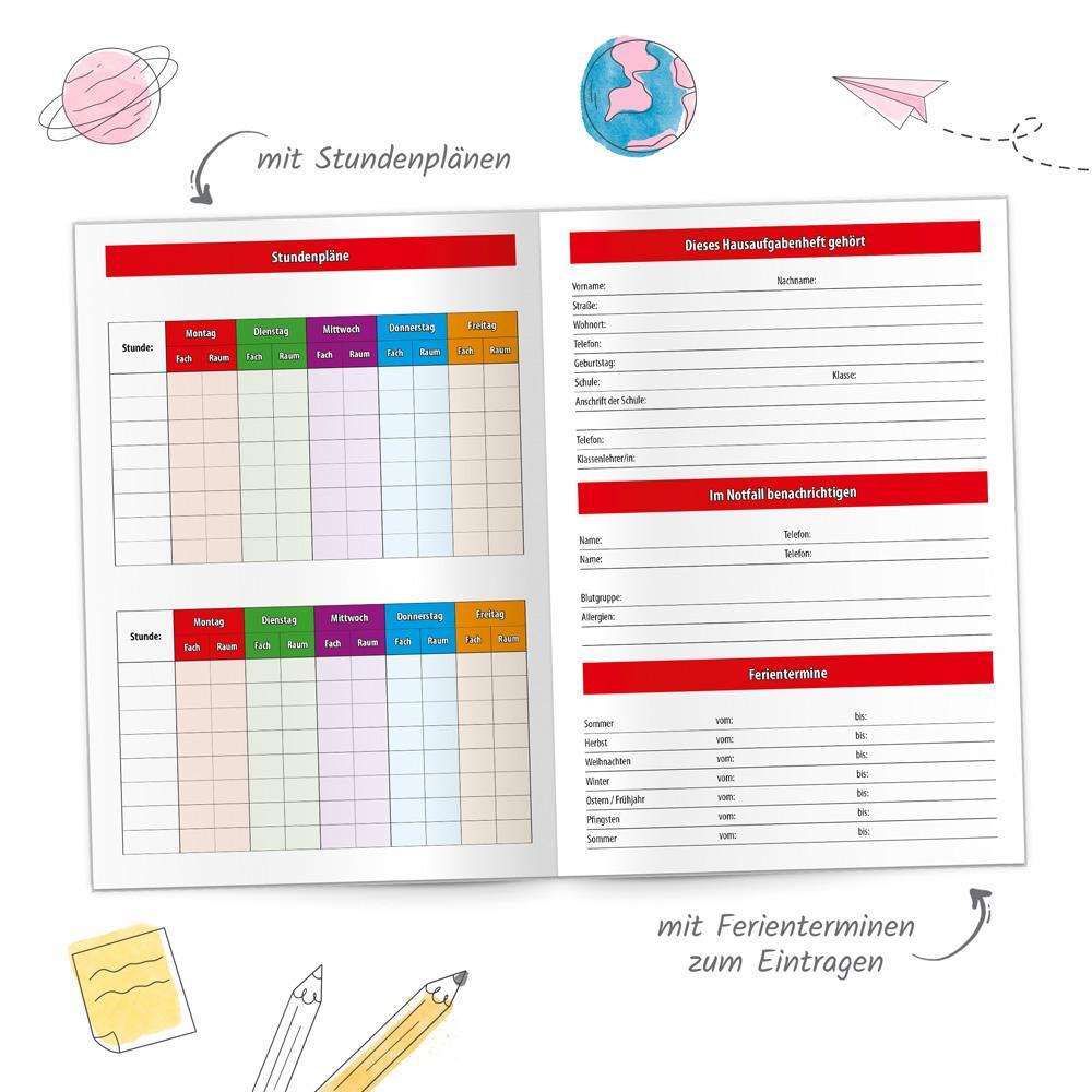 Bild: 4251901508188 | Trötsch Hausaufgabenheft Grundschule Eule | KG | Taschenbuch | 96 S.