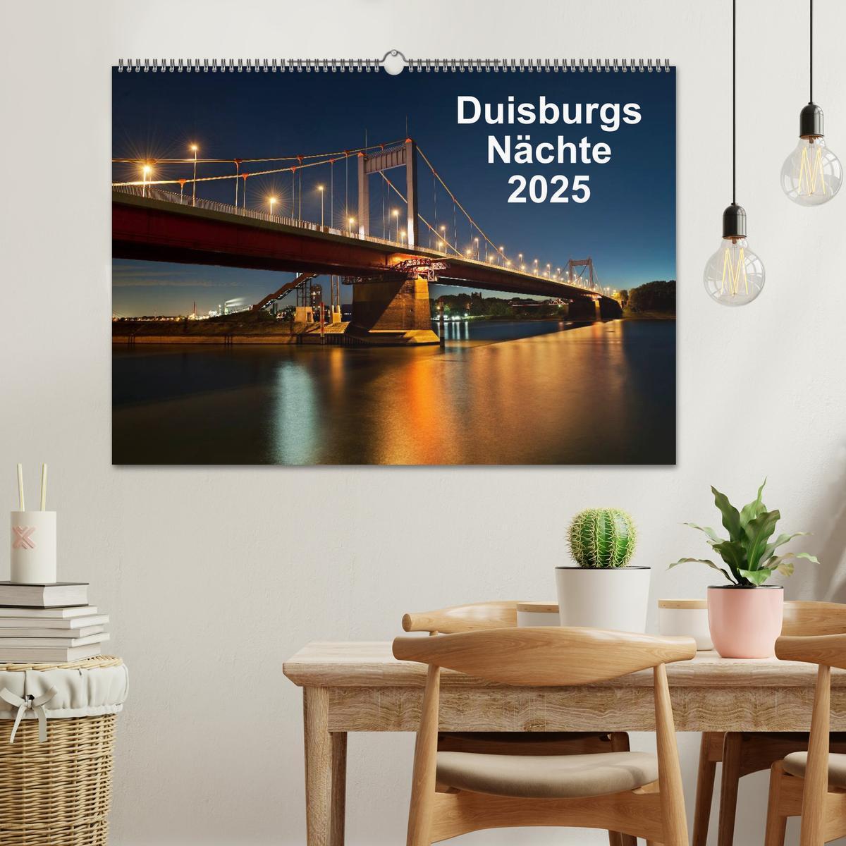 Bild: 9783435546930 | Duisburgs Nächte (Wandkalender 2025 DIN A2 quer), CALVENDO...