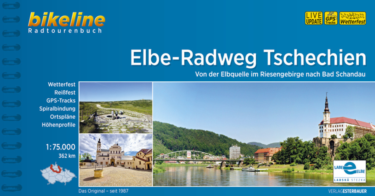 Cover: 9783850008648 | Elbe-Radweg Tschechien | Taschenbuch | Spiralbindung | 140 S. | 2024