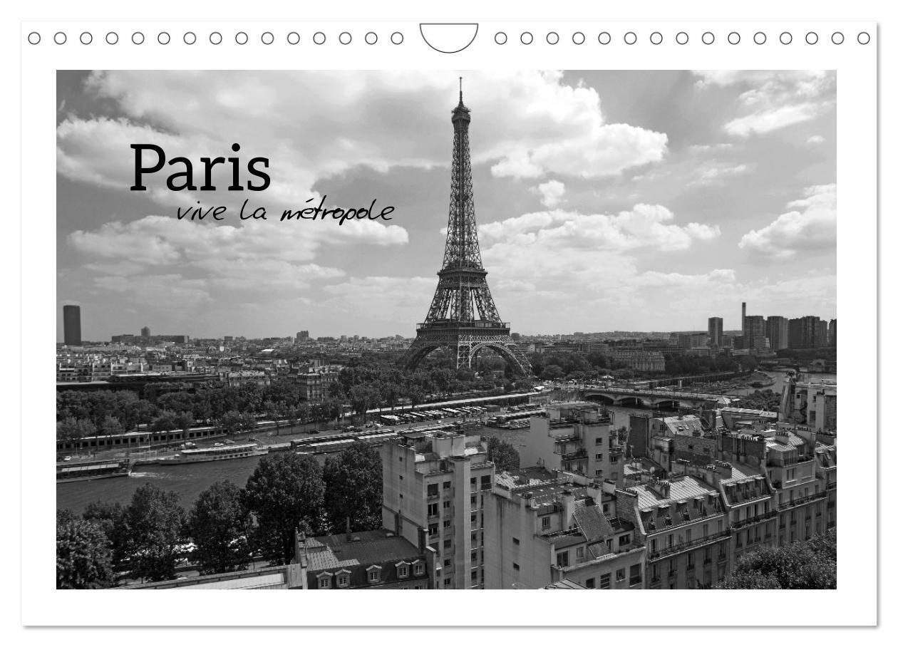 Cover: 9783435791866 | Paris vive la métropole (Wandkalender 2025 DIN A4 quer), CALVENDO...