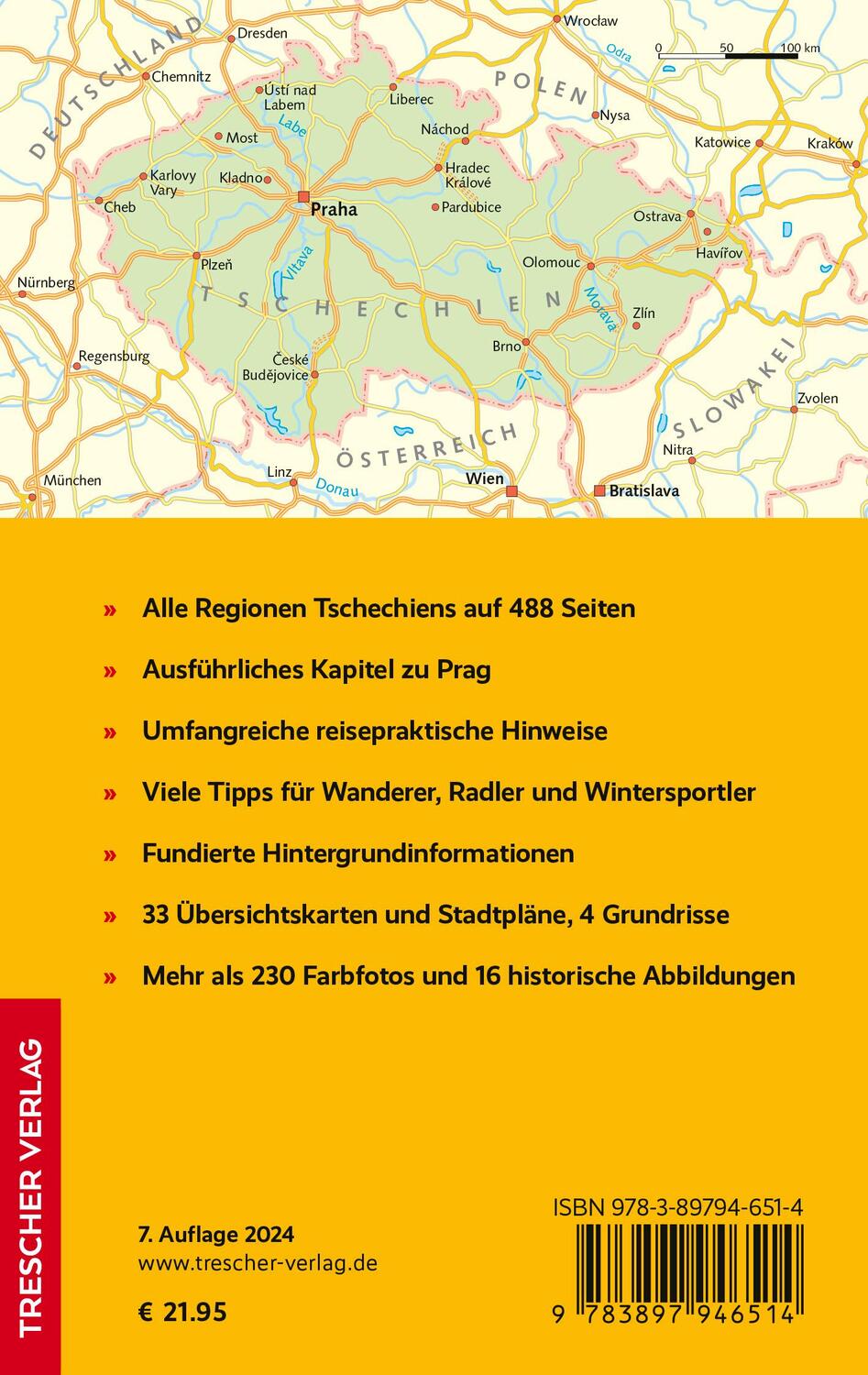 Rückseite: 9783897946514 | TRESCHER Reiseführer Tschechien | André Micklitza | Taschenbuch | 2023