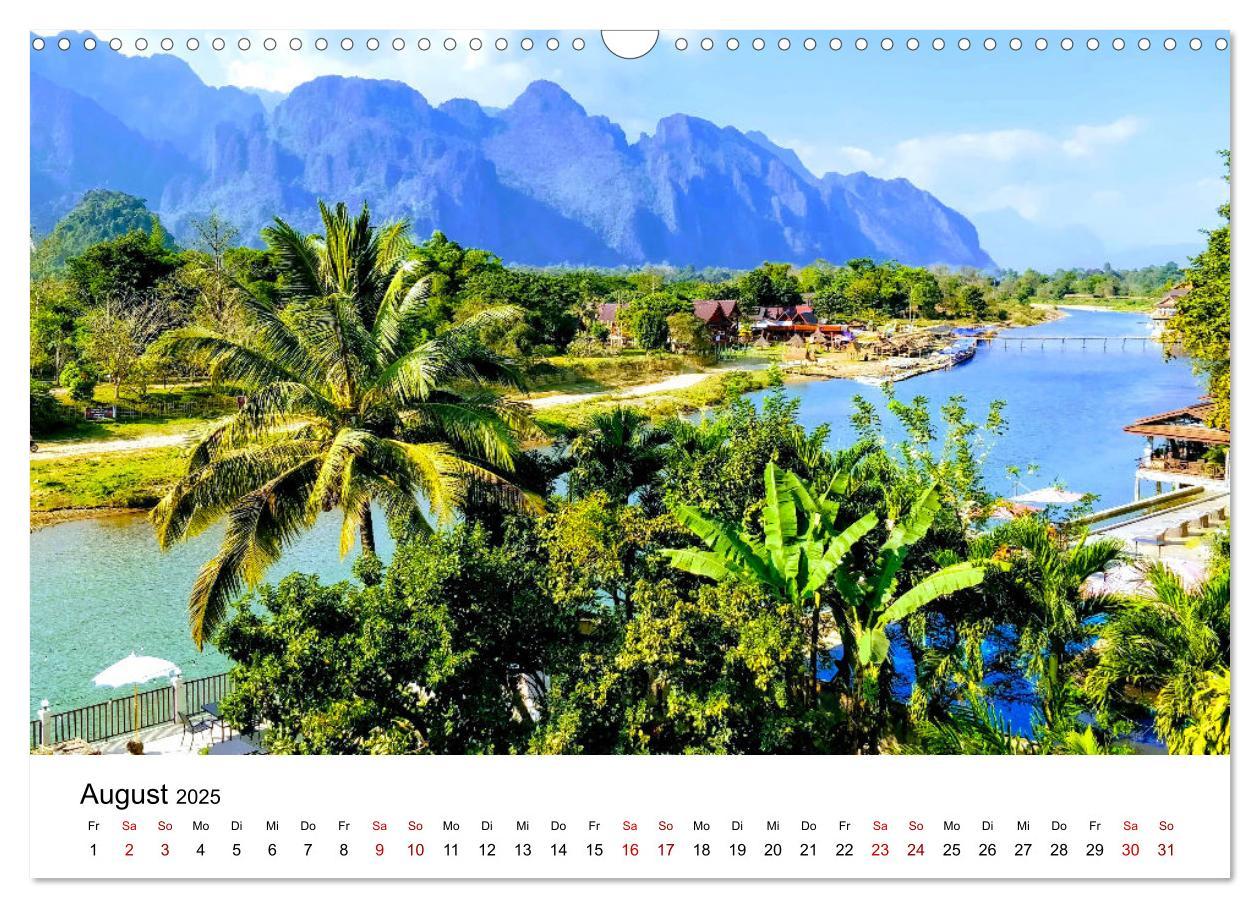 Bild: 9783435000494 | Laos - Abseits der Touristenströme. (Wandkalender 2025 DIN A3...